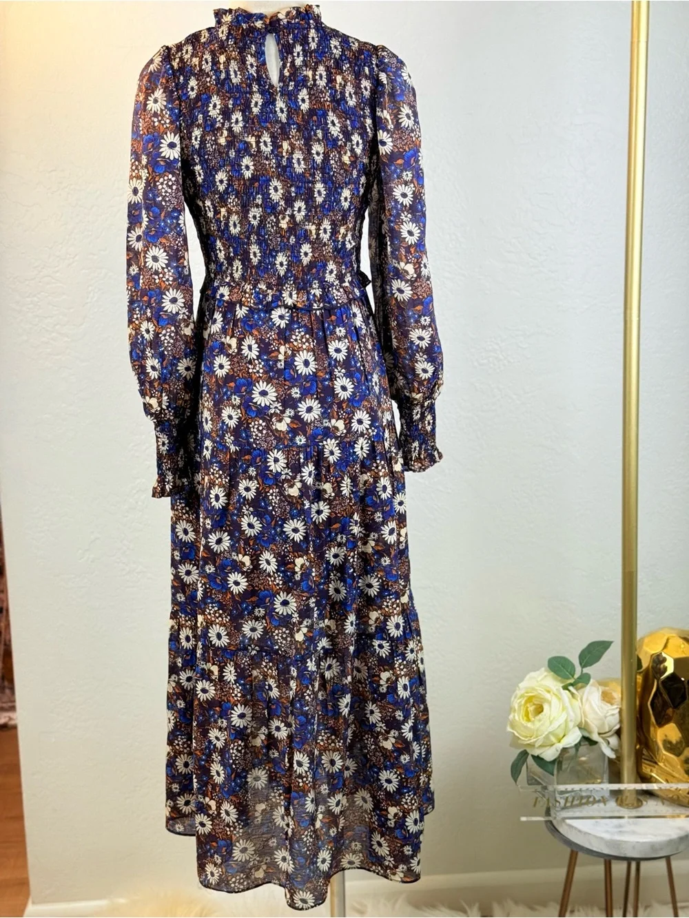 BY THE RIVER Whimsigoth Maxi Dress •Blu Pepper Design House •Romantic •Ethereal - Picture 4 of 16
